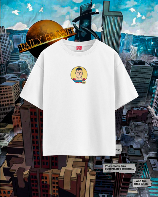 Otaku Mode x Superman – A Symbol of Hope Tee (White)